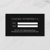 Carte De Visite Dentiste Dental Professional Dental Nomination Bla (Dos)