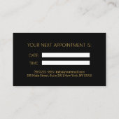 Carte De Visite Dentiste Dental Professional Dental Nomination Bla (Dos)