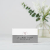 Carte De Visite Dentiste Dentiste Dental Nomination dentaire profe (Debout devant)