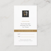 Carte De Visite Dentiste | Dentiste pédiatrique (Dos)