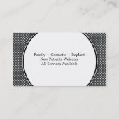 Carte de visite dentiste - Dots amusants pour les  (Dos)