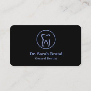 Carte De Visite Dentiste Élégant Dent Soins Dentaires