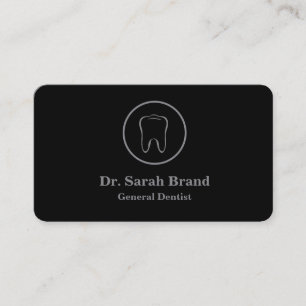 Carte De Visite Dentiste Élégant Dent Soins Dentaires