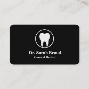 Carte De Visite Dentiste Élégant Dent Soins Dentaires