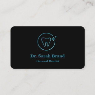 Carte De Visite Dentiste Élégant Dent Soins Dentaires