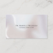 Carte De Visite Dentiste Émail Perlé (Devant)
