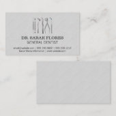 Carte De Visite Dentiste général | Outils de nettoyage dentaire (Devant / Derrière)