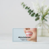 Carte De Visite Dentiste hygiéniste dentaire (Debout devant)