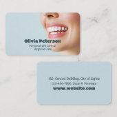 Carte De Visite Dentiste hygiéniste dentaire (Devant / Derrière)