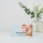 Carte De Visite Dentiste hygiéniste dentaire (Debout devant)