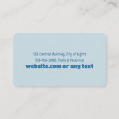 Carte De Visite Dentiste hygiéniste dentaire (Dos)