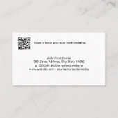 Carte De Visite Dentiste Inspecteur Patients Dents (Dos)