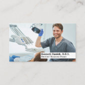 Carte De Visite Dentiste Inspecteur Patients Dents (Devant)