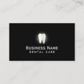 Carte De Visite Dentiste Lumineuse icône Dentiste Dentaire profess (Devant)
