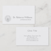 Carte de visite dentiste professionnel (Devant / Derrière)