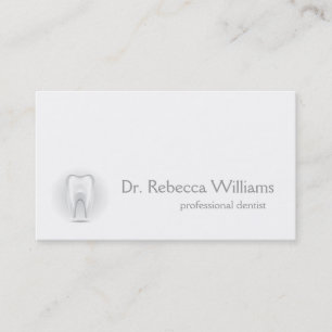 Carte de visite dentiste professionnel