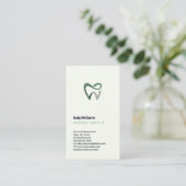 Carte De Visite Dentiste | Professionnel (Debout devant)