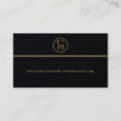 Carte De Visite Dentiste professionnel | Gold Dental Clinic (Dos)