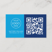 Carte De Visite Dentiste professionnel QR Code Logo moderne (Devant)