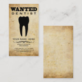 Carte De Visite dentiste recherché (Devant / Derrière)