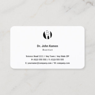 Carte De Visite Dentiste Toile