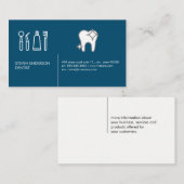 Carte De Visite Dentistère (Devant / Derrière)