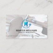 Carte De Visite Dentistère | Dent et stéthoscope (Devant)