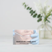 Carte De Visite Dentistère | Examen des dents (Debout devant)