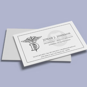 Carte De Visite Dentistère Symbole de rein minimal
