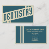 Carte De Visite dentisterie rétro (Devant / Derrière)
