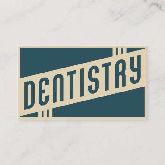 Carte De Visite dentisterie rétro (Devant)