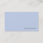 Carte de visite d'entraînement de chien (Dos)