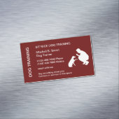 Carte de visite d'entraînement de chien Modèle d'a (In Situ)