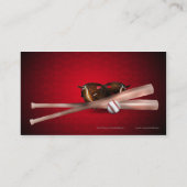 Carte de visite d'entraîneur de base-ball (Dos)