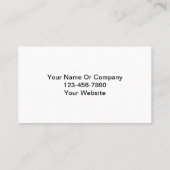 Carte de visite d'entraîneur de chien moderne clas (Dos)