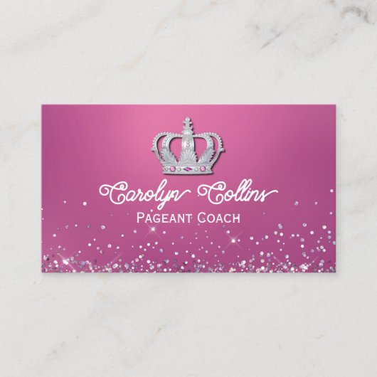 Carte de visite d'entraîneur de concours de la cou (Devant)