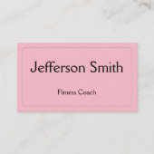 Carte de visite d'entraîneur de conditionnement ph (Devant)