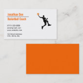 Carte de visite d'entraîneur de football (Devant / Derrière)