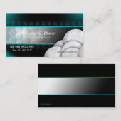 Carte de visite d'entraîneur de golf (Devant / Derrière)