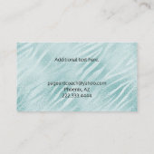 Carte de visite d'entraîneur de reconstitution (Dos)