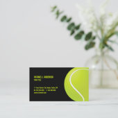 Carte de visite d'entraîneur de tennis (Debout devant)