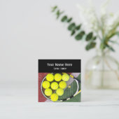 Carte de visite d'entraîneur de tennis (Debout devant)