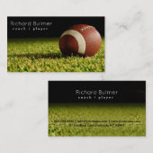 Carte de visite d'entraîneur ou de joueur de (Devant / Derrière)