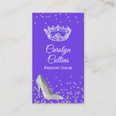 Carte de visite d'entraîneur pour le concours de v (Devant)