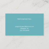 Carte de visite d'entraîneurs Aqua et Silver Pagea (Dos)