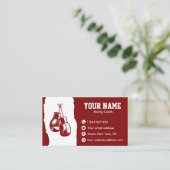 Carte de visite d'entraîneurs de boxe (Debout devant)