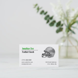 Carte de visite d'entraîneurs de football