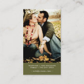 Carte de visite d'entremetteur de la thérapie | de (Dos)