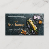 carte de visite d'entrepôt de fruits de mer (Devant)