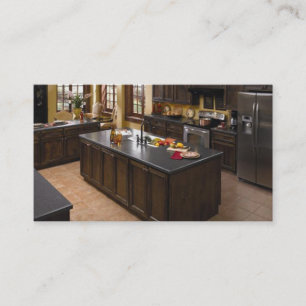 Carte de visite d'entrepreneur de cuisine
